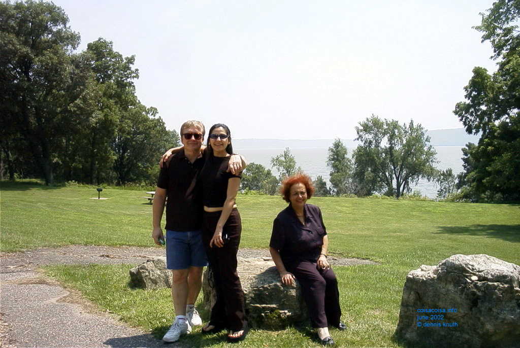 Tourists on Lake Pepin near Maiden Rock