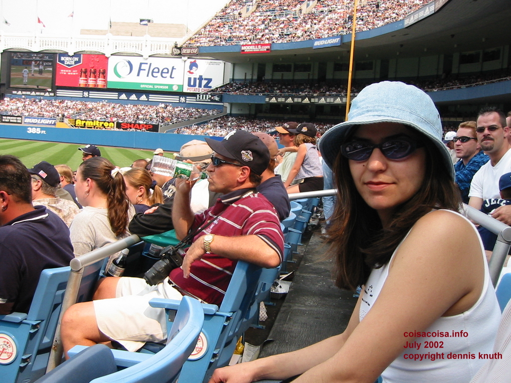 Cilesia Patricia Oliveira at Yankee Stadium
