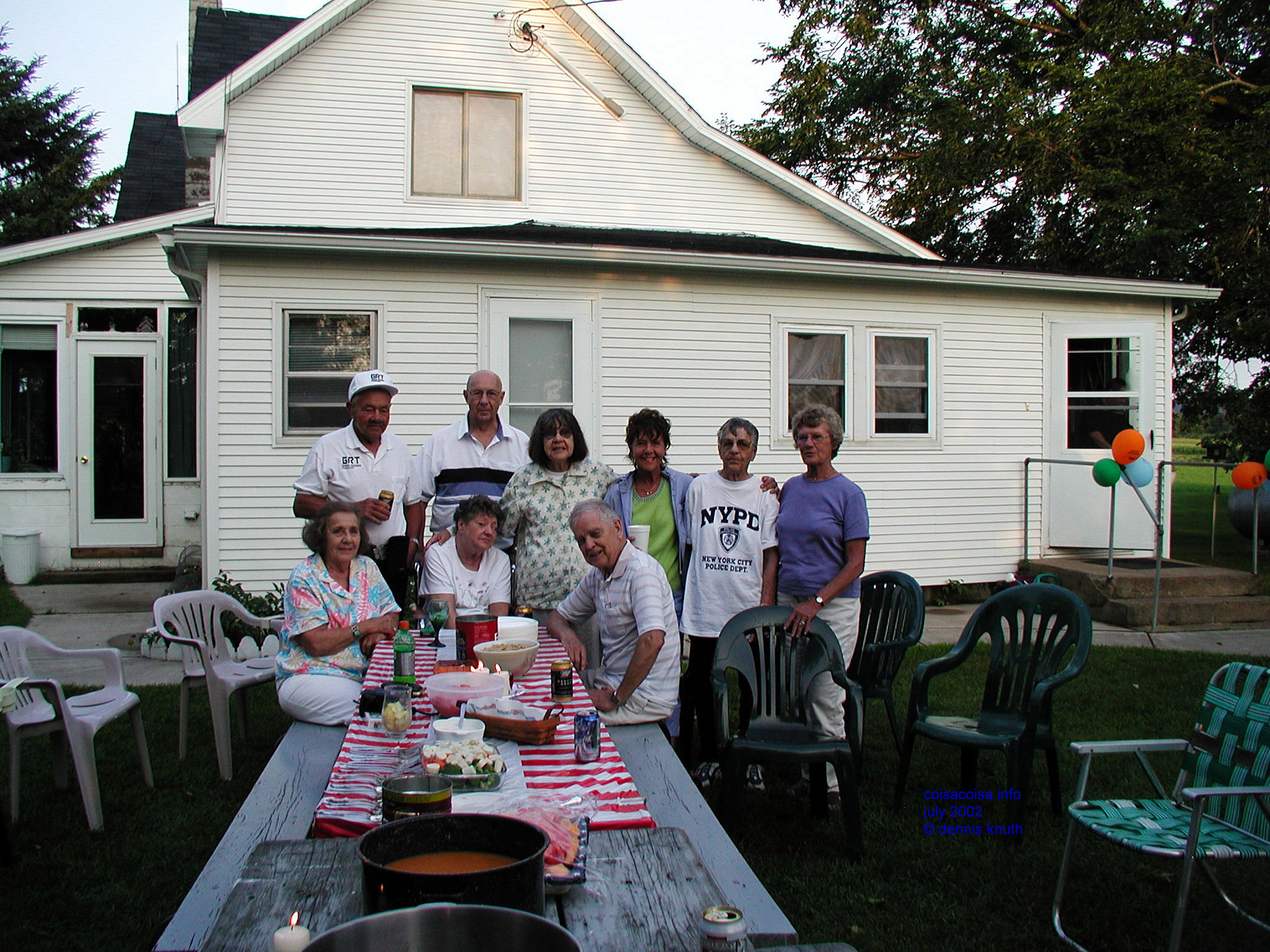 Grams Family atg the Reunion