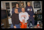 Dennis on the farm at Christmas 2002