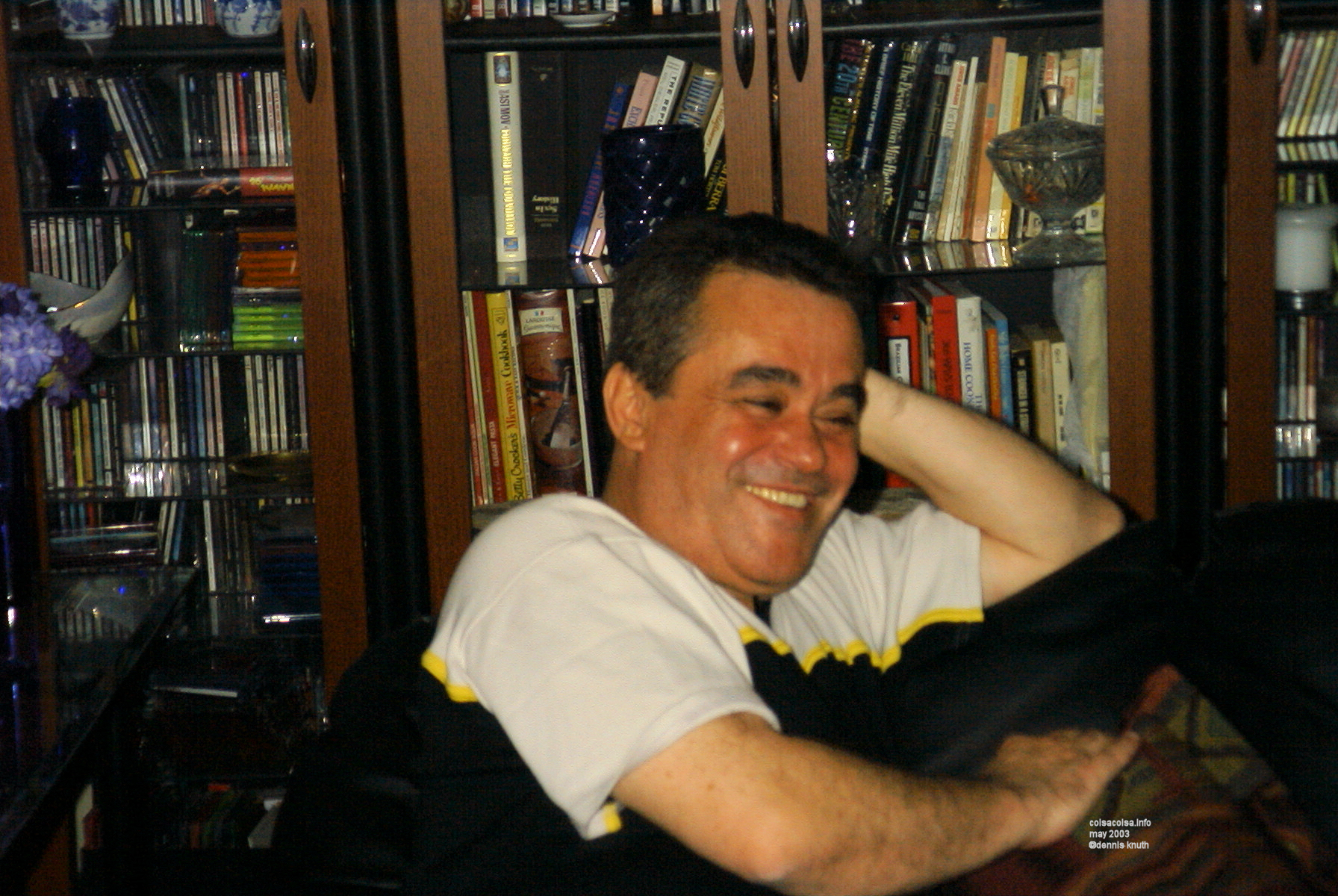 Helton enjoying his guests