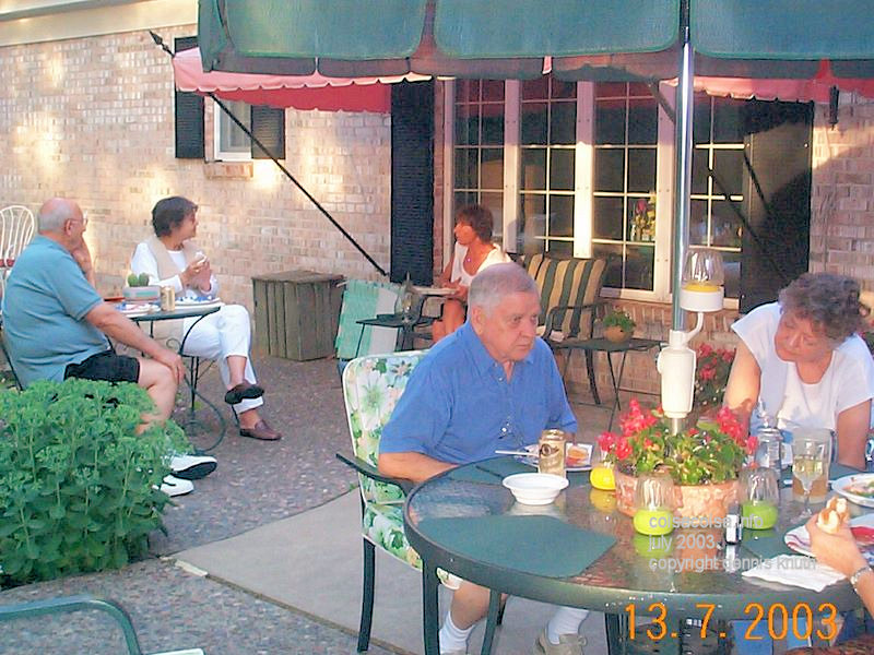 Don and Elvera eat