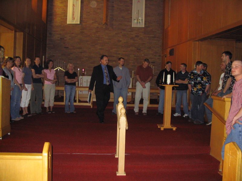 The reverend gives more instructions on how to get married in his church