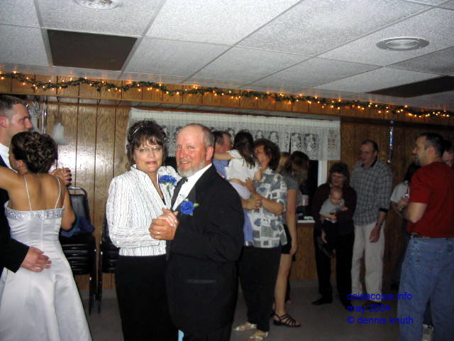 Sherri and Gary at the wedding dance