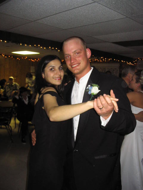 The lady from Brazil dances with Nathan