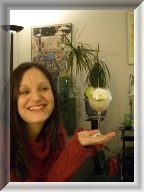 Showing of the Caipirinha made of snow