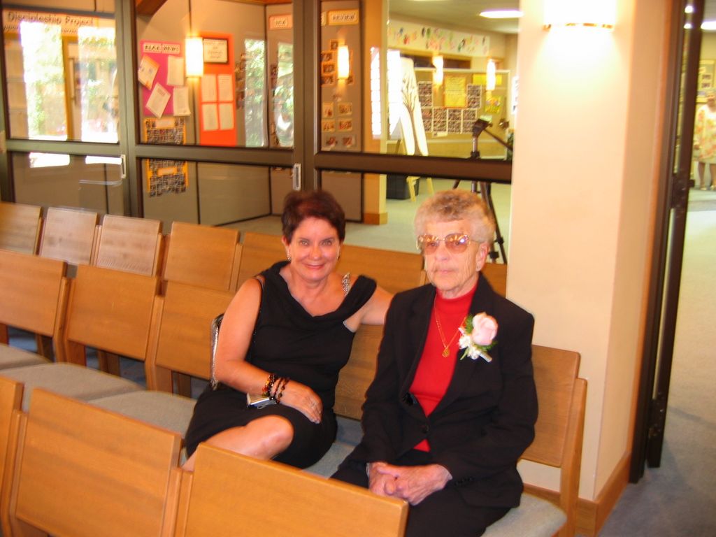 Emogene and Norma wait for the wedding