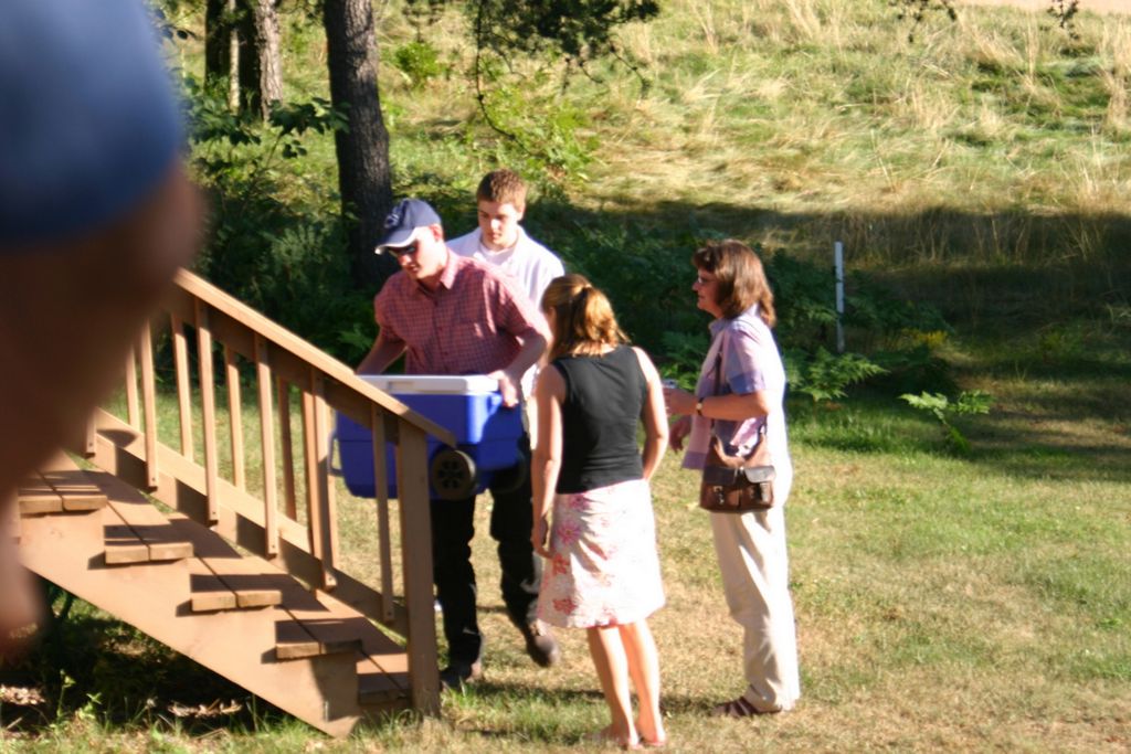 Take the Beer up the stairs