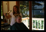 Drying the hair