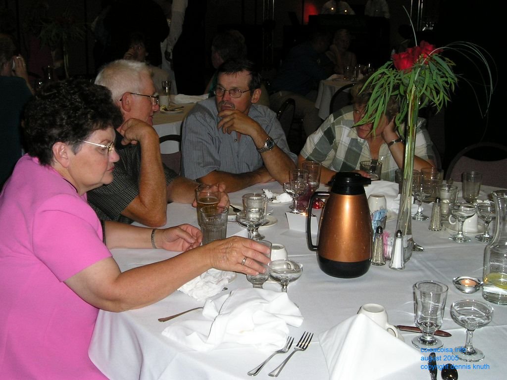 Sandy and Junior with neighbors