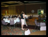 Preparing reception hall