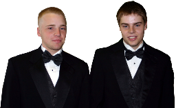 Julia's Brothers at the Church before the Wedding 