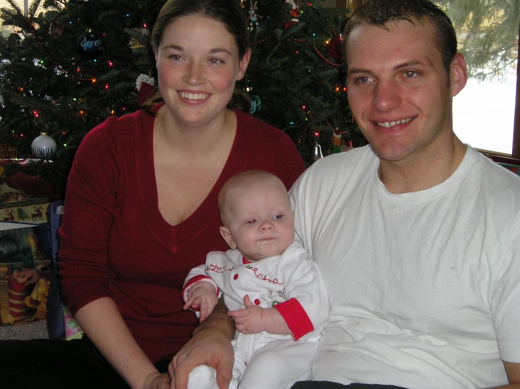 Jared just born with Julia and Justin