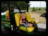Kelsey and Jared ready to ride the Gator