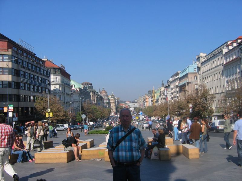 On the Prague Plaza