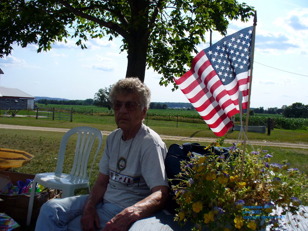 Emogene's stern look