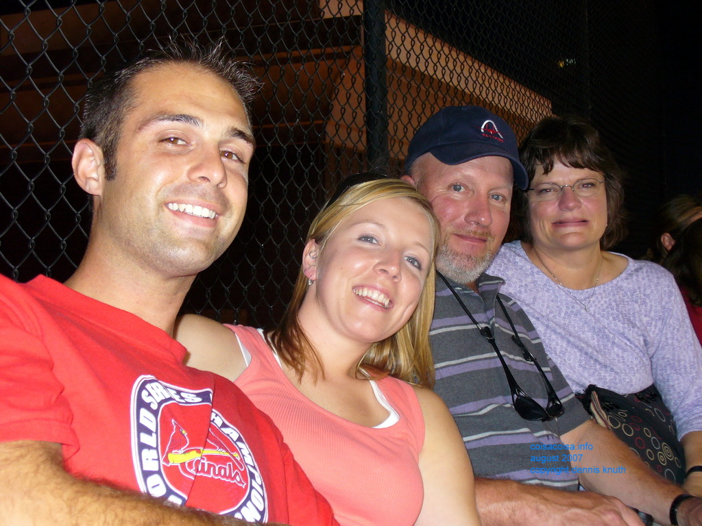 Ed Kaydi Gary and Sherri at the game
