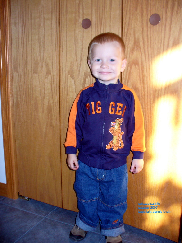 Jared shows off his new jacket