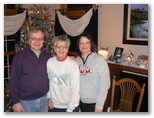 Emogene Sherri and Dennis Christmas 2008 - Mom and her two kids