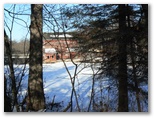 Dells Mill through the trees