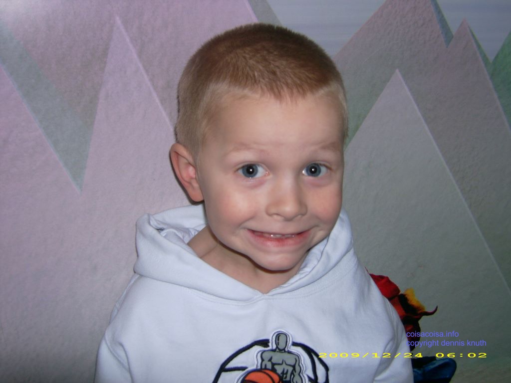 Jared learniing how to smile