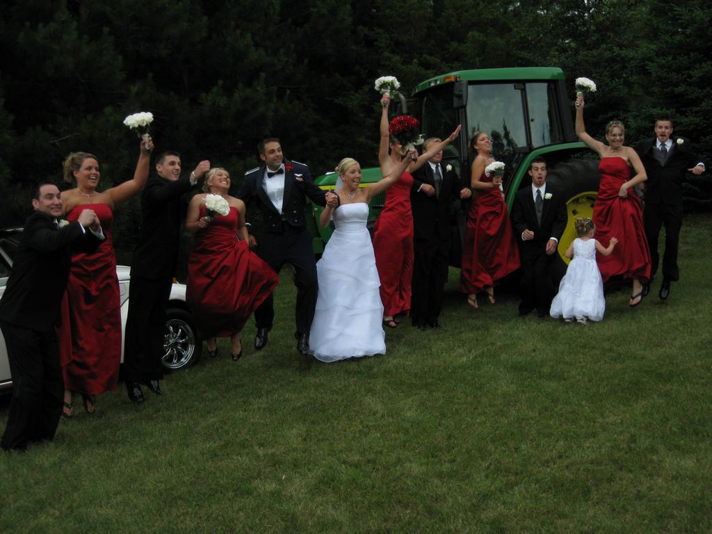 Celebrating Bridal Party