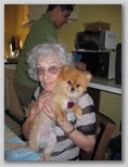 Olga hugs toby