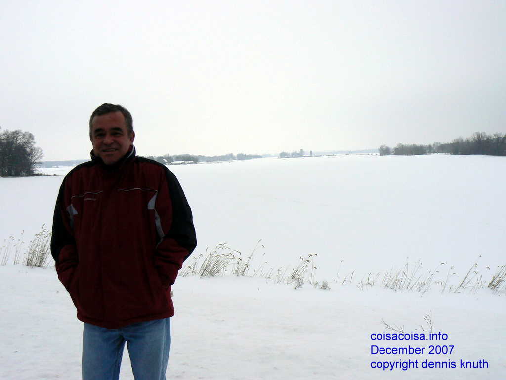 Helton on the snow field