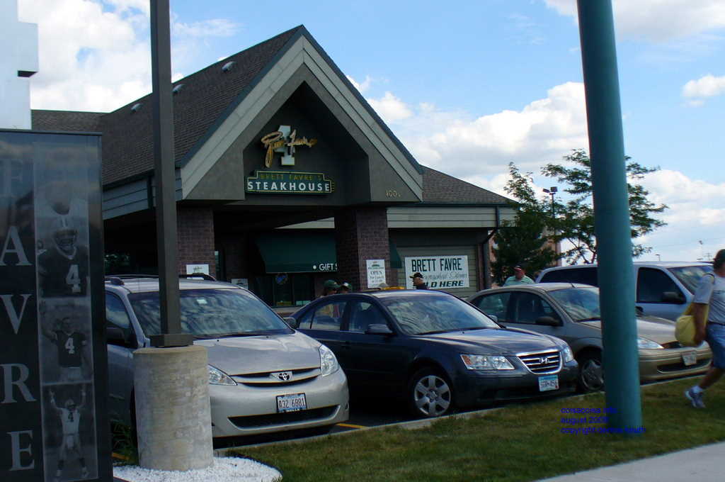 Main enterance for Brett Favre's steakhouse