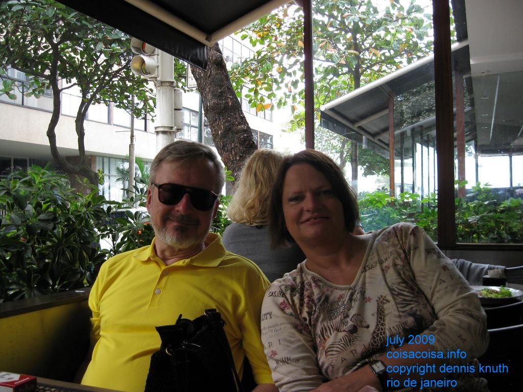 A sated Dennis Duwaye and Sherri