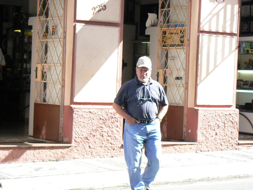 Gary makes eye contact with us