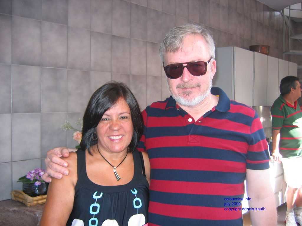 Dennis Knuth and Heloisa at the Party