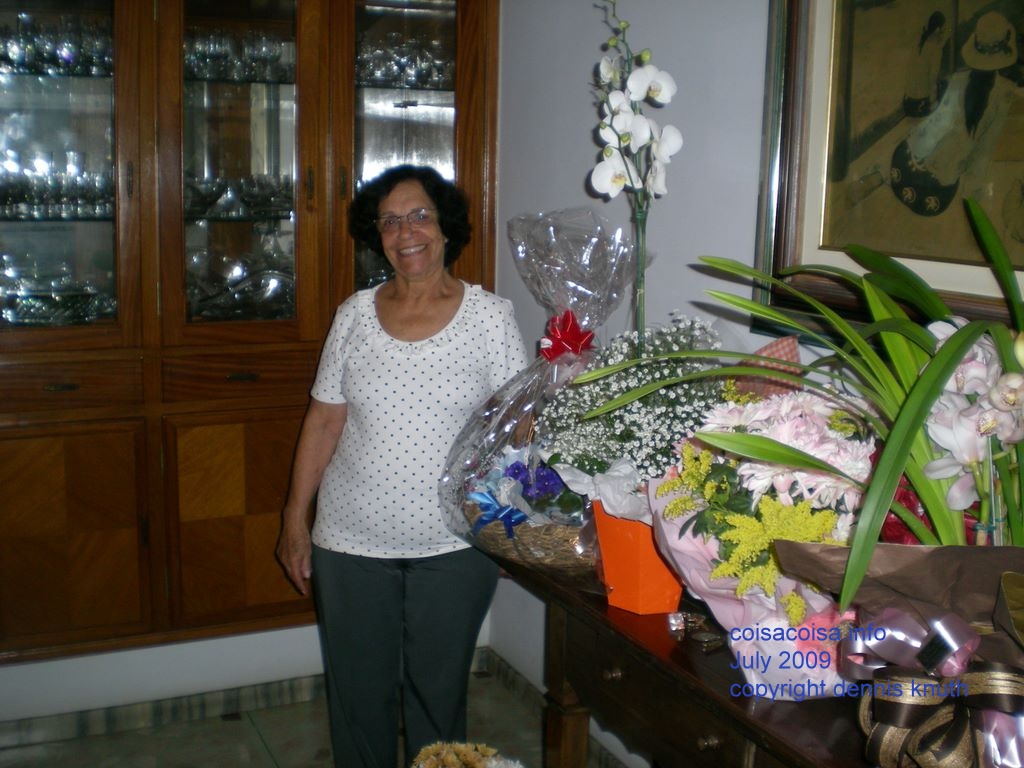 Vicentina's glass collection