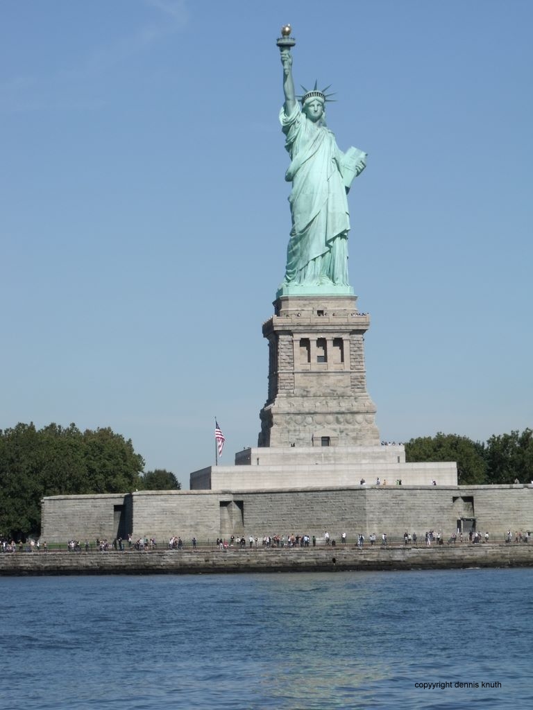 Liberty and Liberty Island from the boat