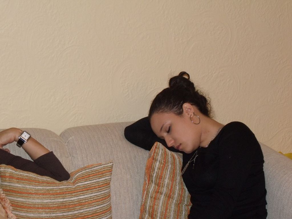 Julianna taking a nap