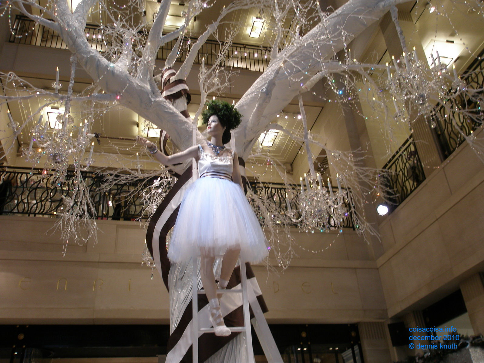 Marvelous Christmas Angels in a New York Store