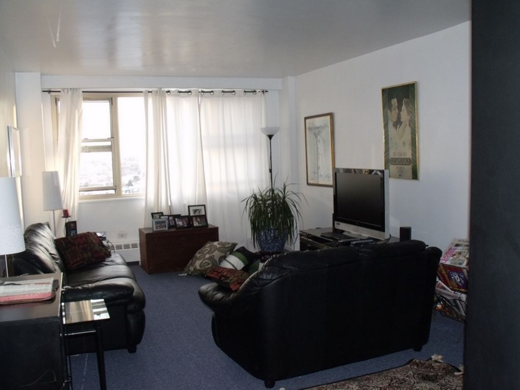 The Living Room after the fire at Elmhurst 45th Avenue