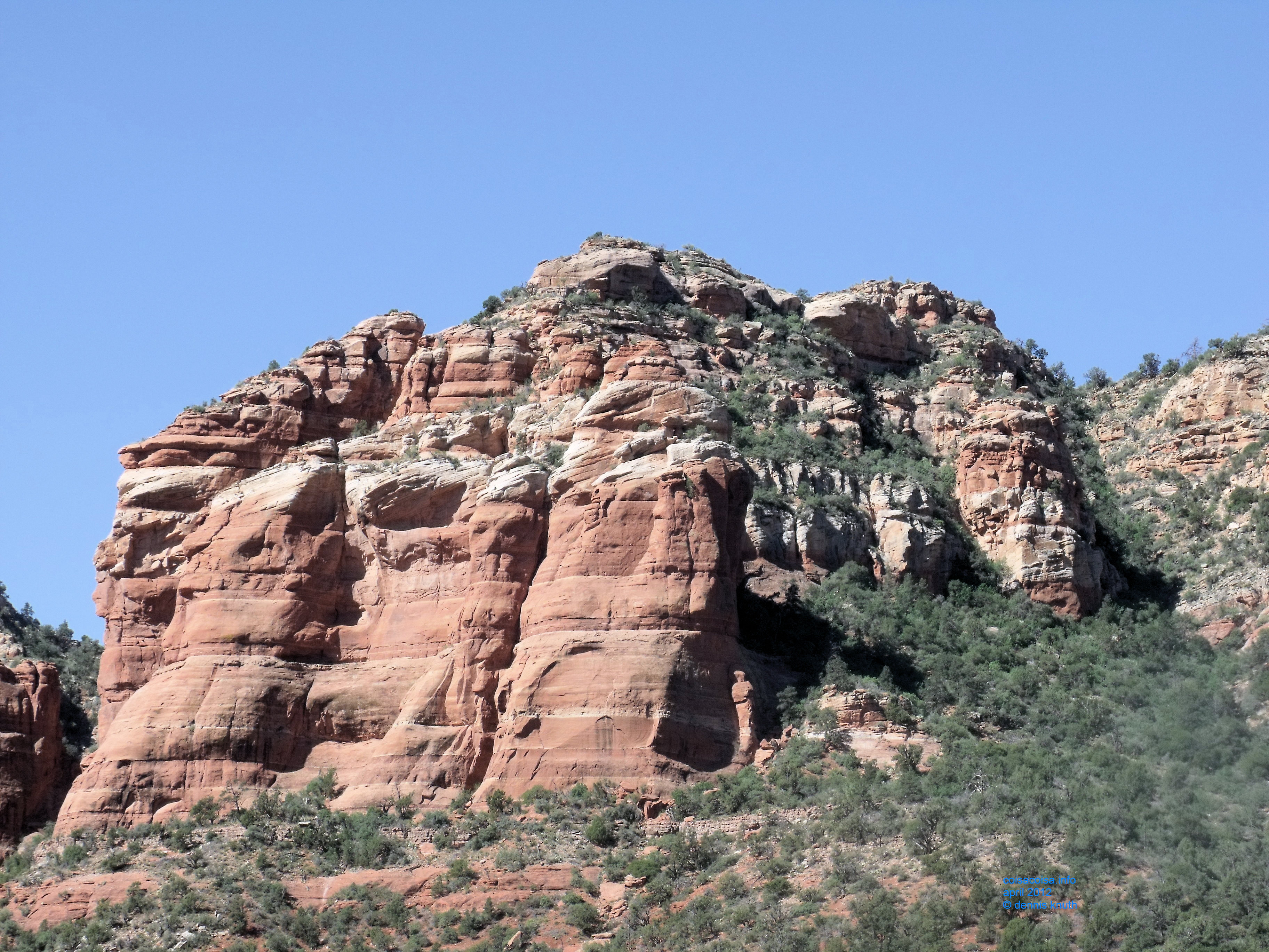 Driving through Red Rock Country near Sedona Arizona
