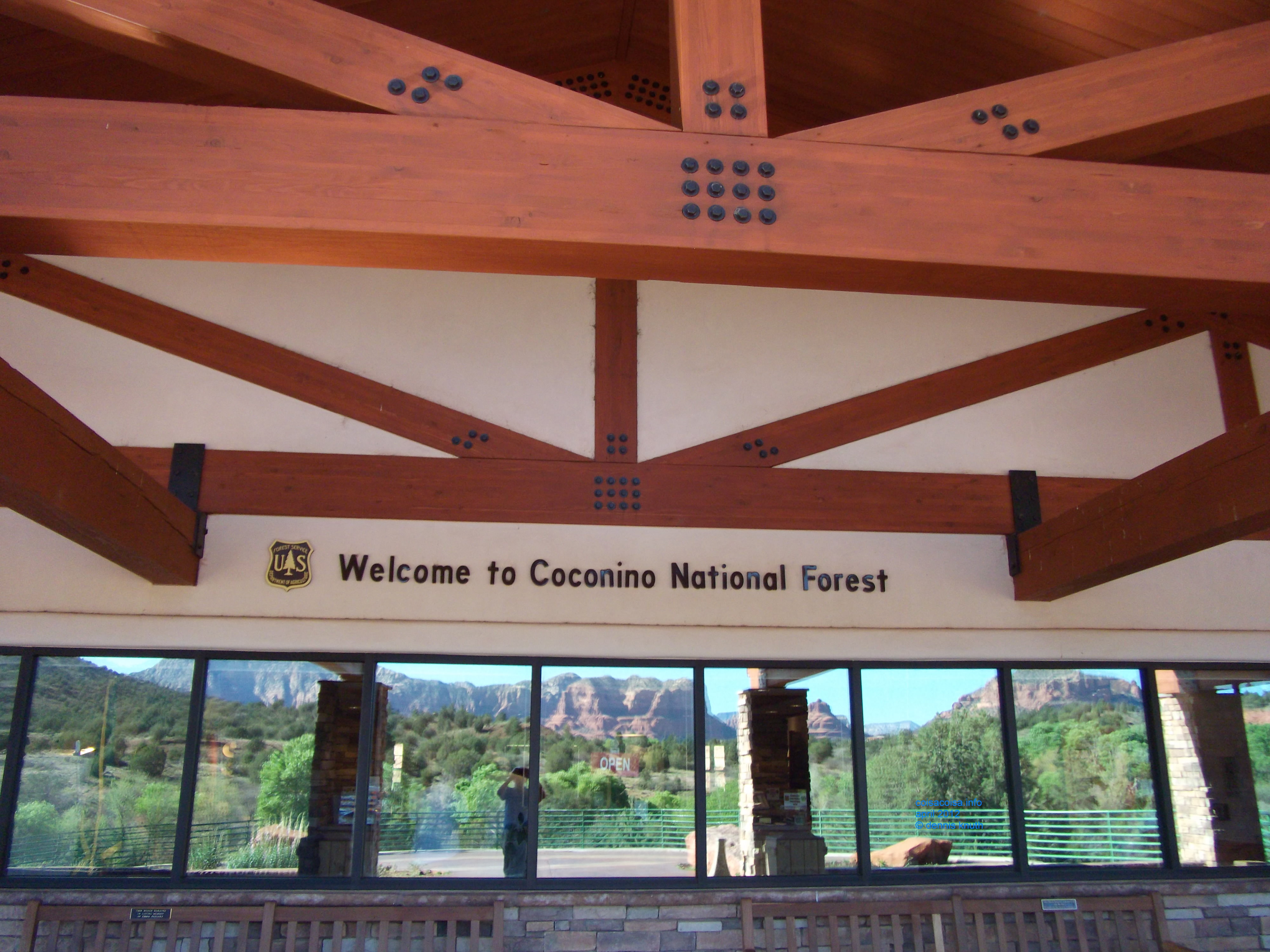 Sedona Out the Window