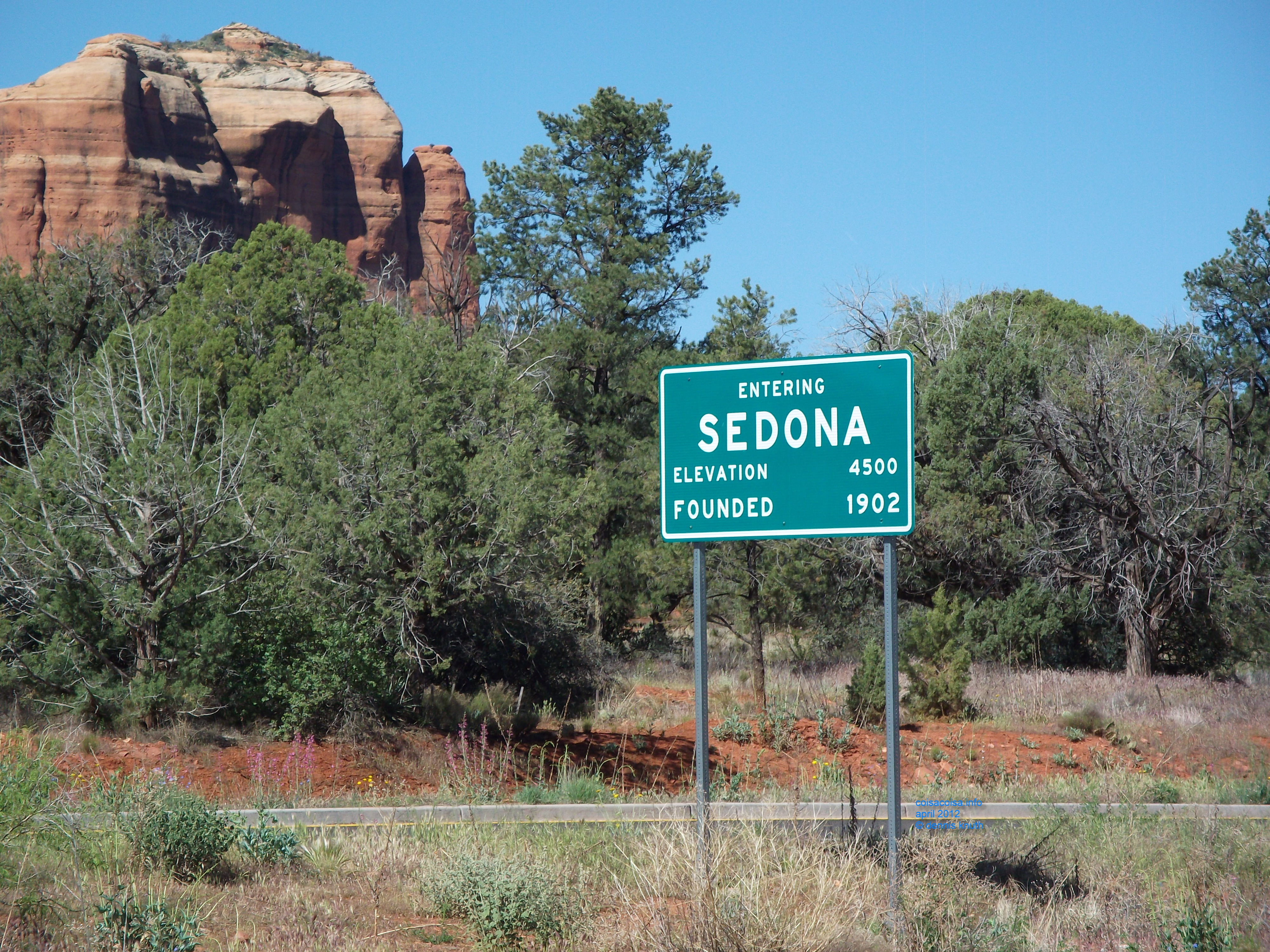 Elevation and Founded Sedona