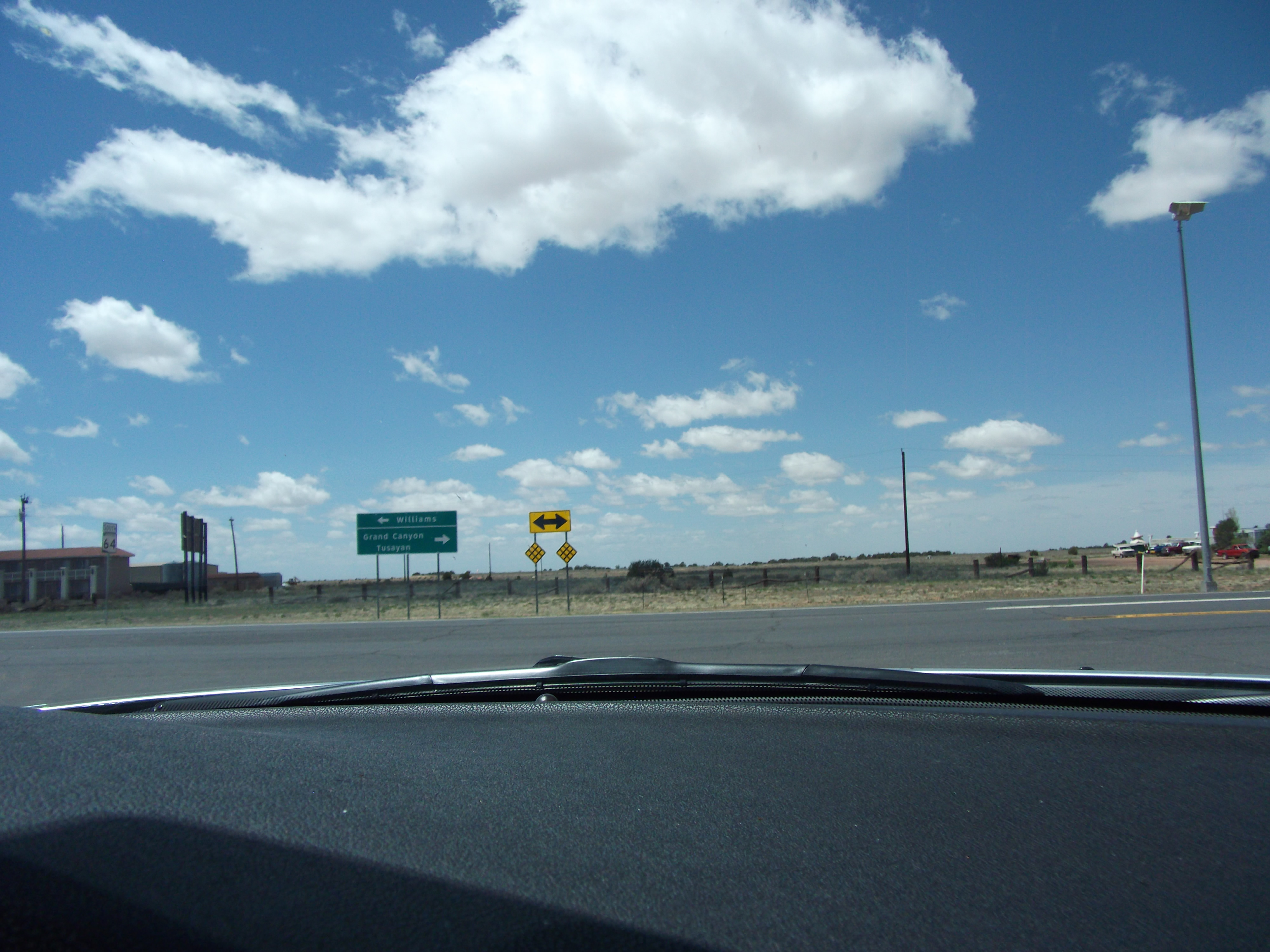 Juction of the Drive to Grand Canyon