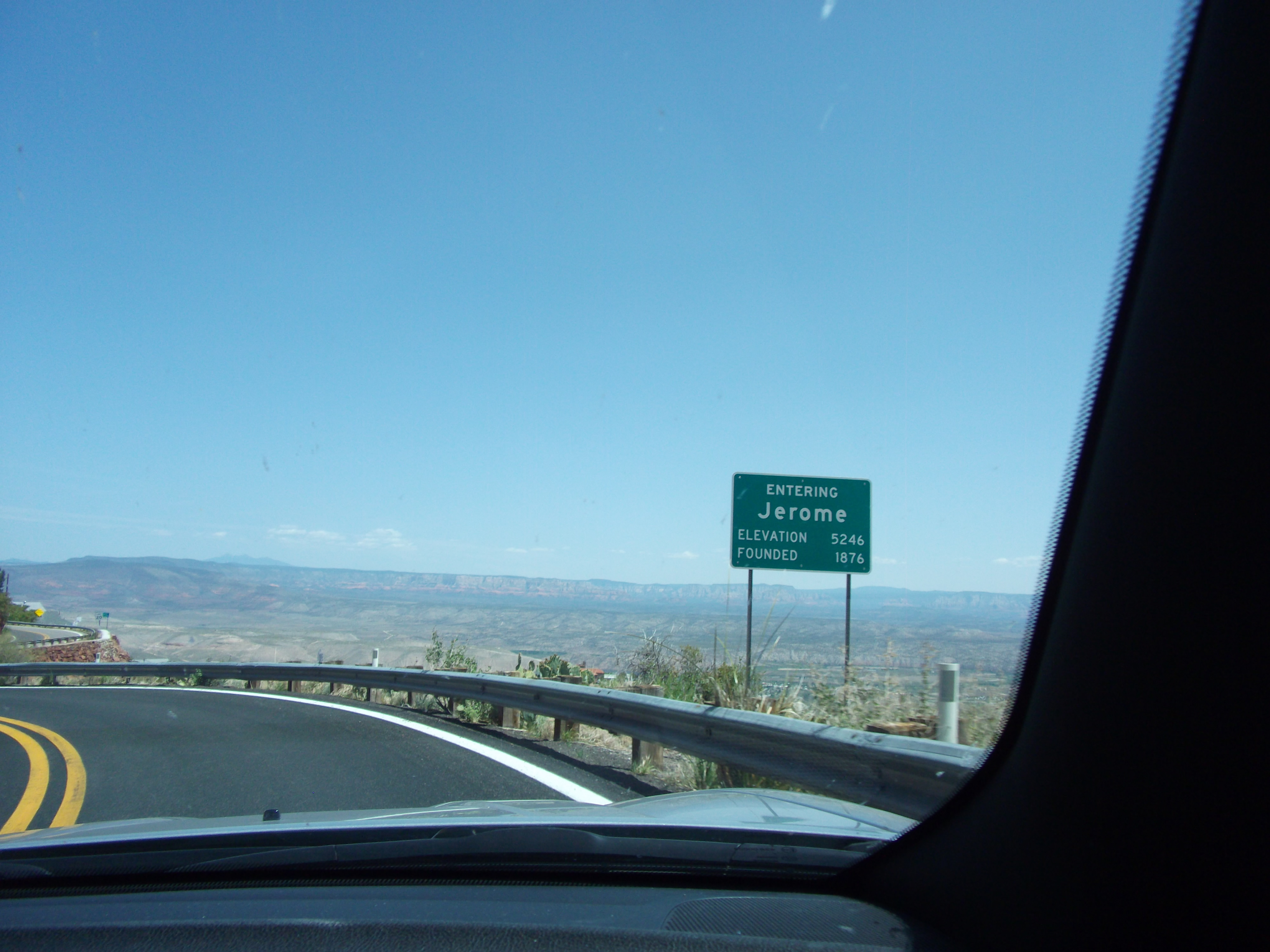 Up to Jeome from Prescott