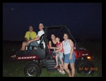 Family Saxe and Moore on a Ranger in the Middle of Summer
