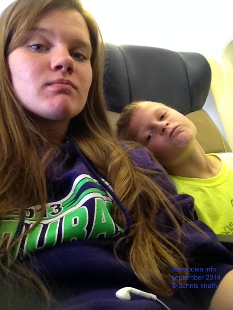 Jared and Kelsey on the way to New York City