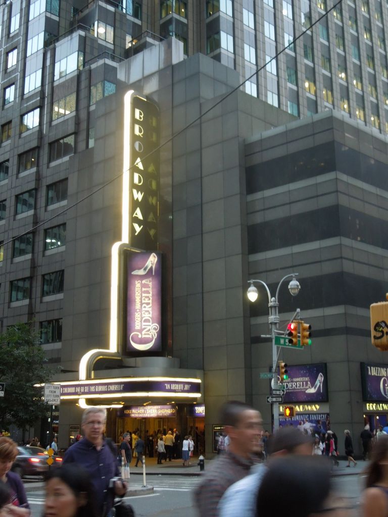 The Broadway Theater shows Cinderella the Musical