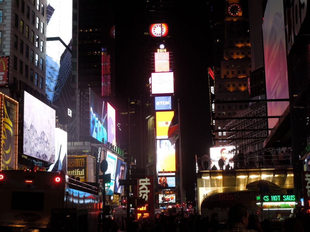 Times Square at night