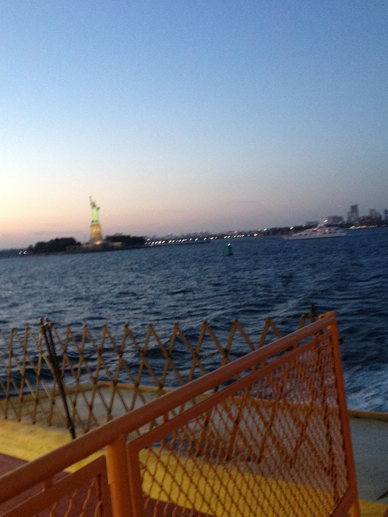 Staten Island Ferry in motion