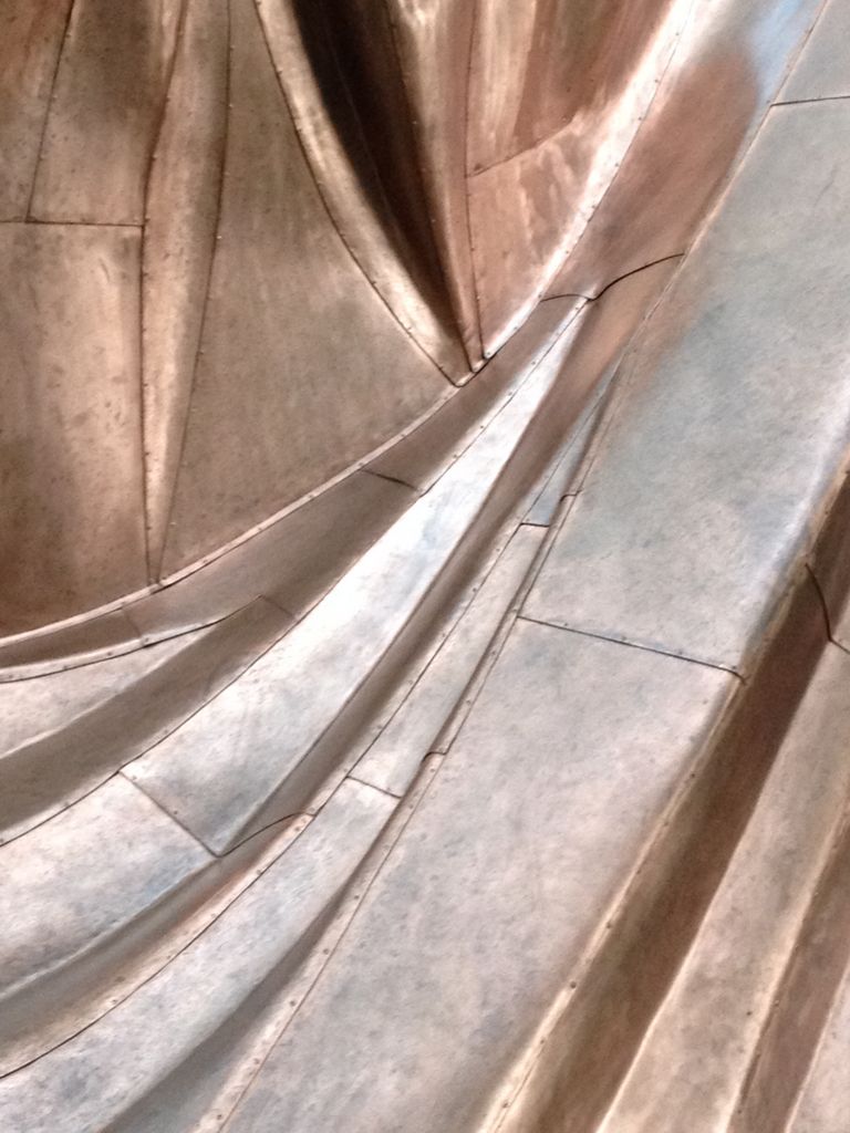 Lawn sculpture at City Hall Park 2014