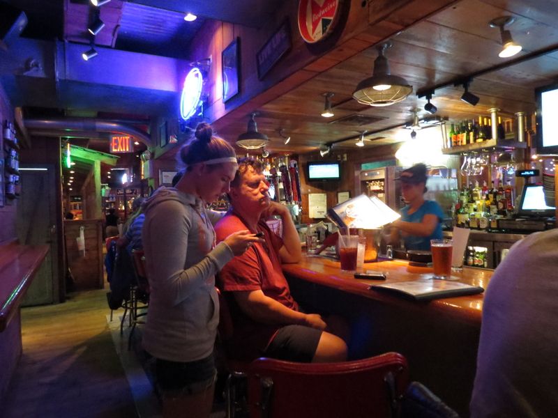 Abbey and Tom have a Drink at Bubbha