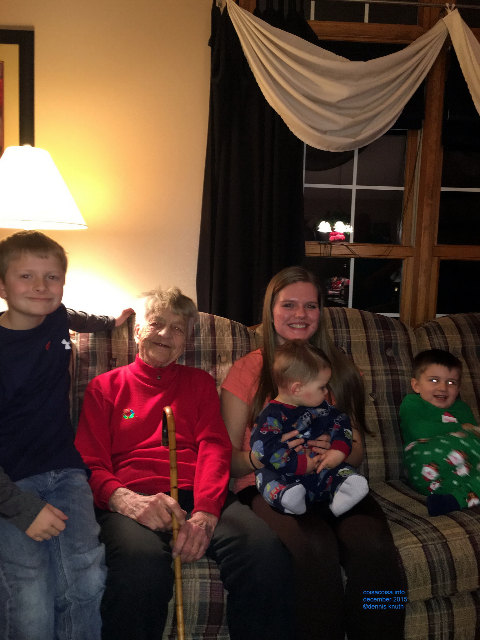 Emogene and 4 Great Grand Kids